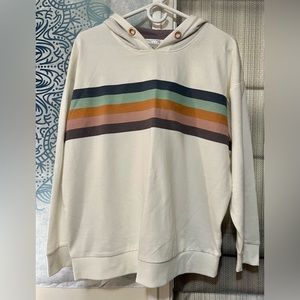 Beachy striped Lascana/Venus hoodie size small
